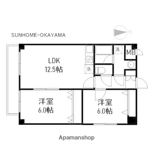 マ・ベル・エトワール【101号室】の間取り