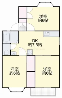 ファミーユ竹原D【2階】の間取り