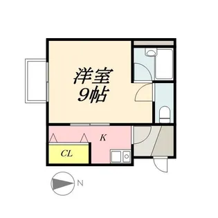 ル・ブラン徳吉町【304号室】の間取り