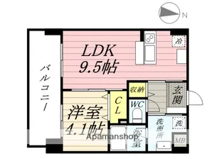 ネオフォート【1階】の間取り