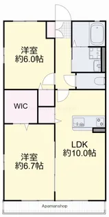 エンドレスⅥ【202号室】の間取り