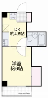 グレイス岡山【4階】の間取り