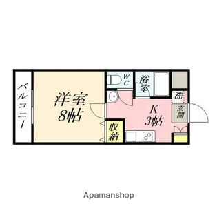 レジデンス田町【4階】の間取り