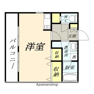 ブランカ新屋敷【3階】の間取り