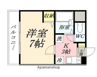 CASA NUAGE【3階】の間取り