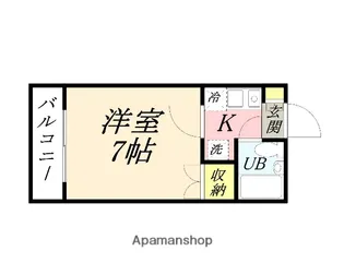 エスペーロ伊島【4階】の間取り