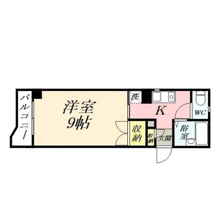 グランツ西古松Ⅰ【5階】の間取り