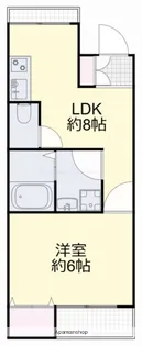 セントラル壱番館【1階】の間取り