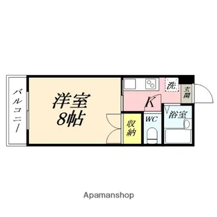 プレアール岡山医大東【5階】の間取り