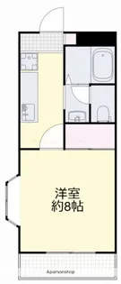 岡山県岡山市中区旭東町1丁目【マンション】の間取り