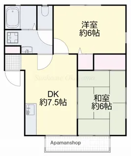 フォブール今【2階】の間取り