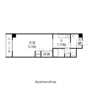 セントラル参番館【2階】の間取り