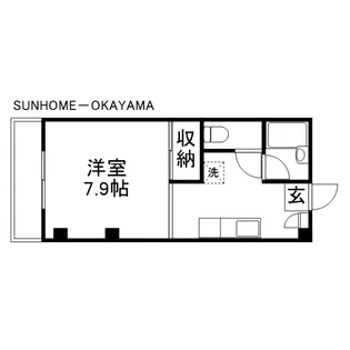 グランドソレーユ【303号室】の間取り