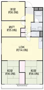 南方パークマンション【306号室】の間取り
