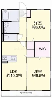 おひさまハイツⅠ【2階】の間取り