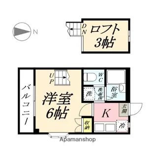 レジデンス石原【2階】の間取り