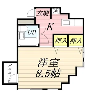 セシルタワー【12階】の間取り