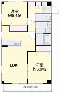 コーラルミナン【2階】の間取り