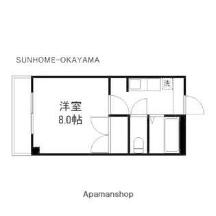 マンションコーラル【3階】の間取り