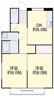 メゾンエスポアールA棟【104号室】の間取り