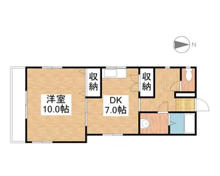 M’Sビル【201号室号室】の間取り