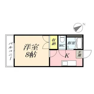 リオン西川原【2階】の間取り