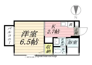 ラ・コート津倉【2階】の間取り