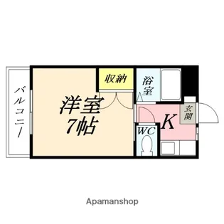 リトルハイム長岡61号館【1階】の間取り