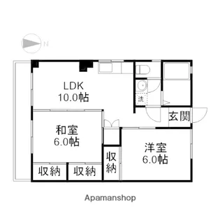 ビューラーサンライズ【203号室】の間取り