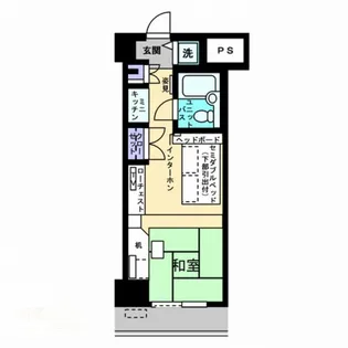 アルファコンフォート岡山【310号室】の間取り