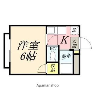 コーポうきた【102号室】の間取り