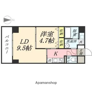 ハアラン表町【2階】の間取り