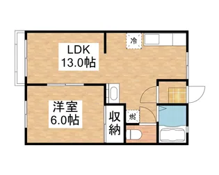 メゾン・ド・YUKI【203号室】の間取り