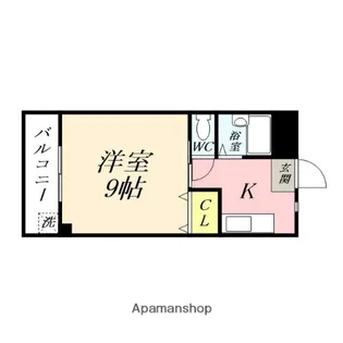 ラ・メール神田【4階】の間取り