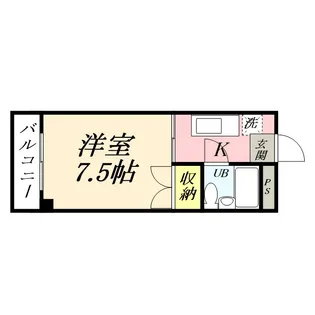アルフィーネ厚生町【6階】の間取り