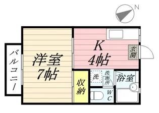 ノース・アヴァロン【2階】の間取り