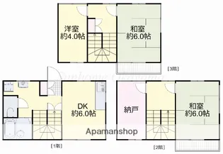 グレンツェント伊島B【1号室】の間取り