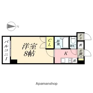 ラグゼ【306号室】の間取り