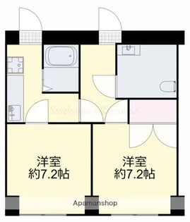 オギノ25ビル【2階】の間取り