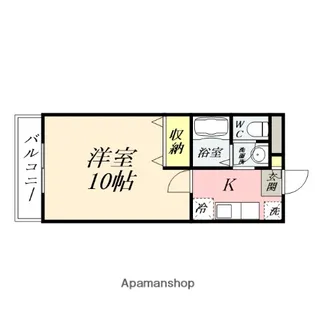 ESPACE国体町【1階】の間取り