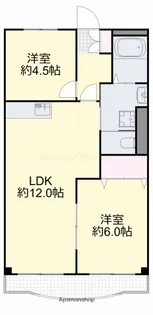 中仙道レジデンス【6階】の間取り