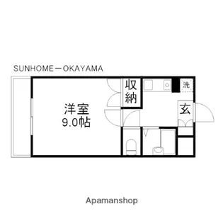 桂マンションⅡ【201号室】の間取り