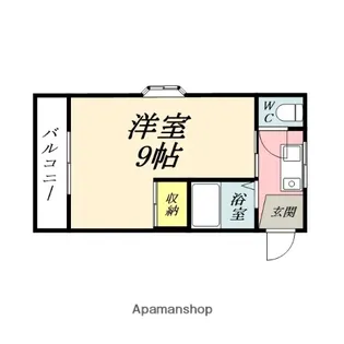 サンハイム長岡【1階】の間取り