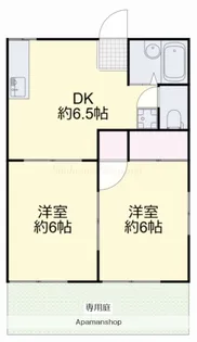 カーサフローレス【1階】の間取り