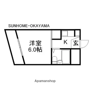 クマガイマンション【2階】の間取り
