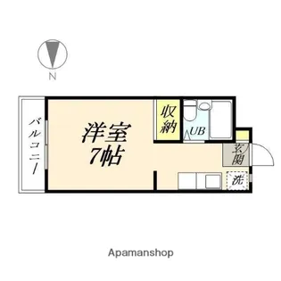 グランツ大元駅前【405号室】の間取り
