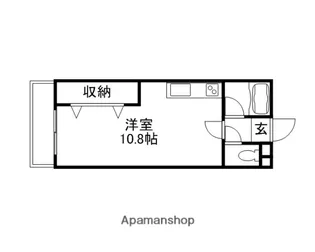 アザレア七日市【4階】の間取り