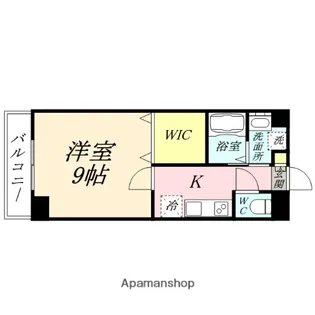 ASプレミアム表町【9階】の間取り