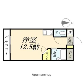 岡山県岡山市南区西市【マンション】の間取り