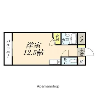 ウエスティンパレス【307号室】の間取り